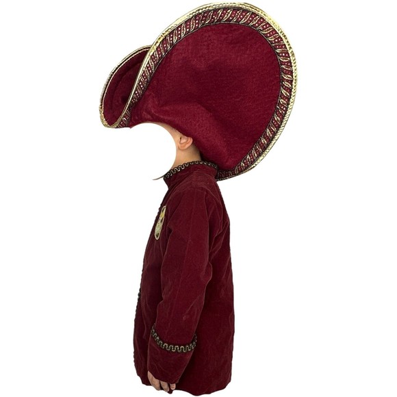 Disney Store Captain Hook Costume Jacket And Hat Child Size XS 4/5 - Picture 2 of 6